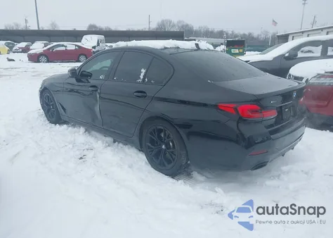 2022 BMW 540 I xDrive из США, поврежденный, VIN WBA73BJ02NWX52106